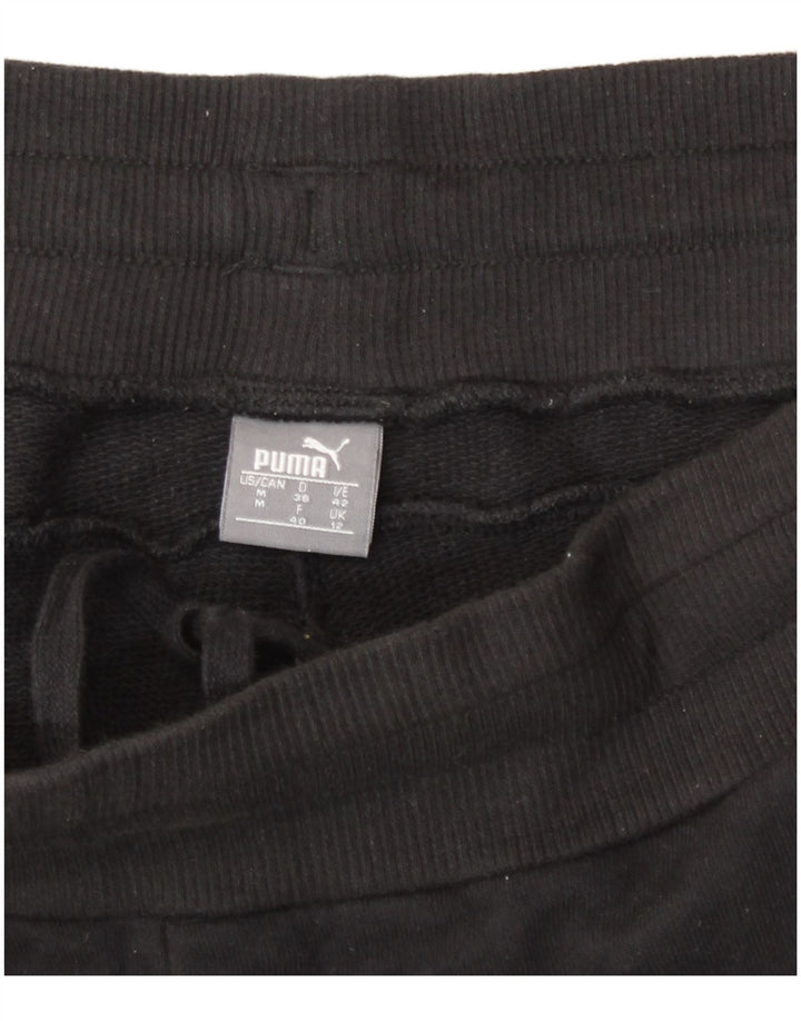 Puma Womens Tracksuit Trousers UK 12 Medium Black Polyester