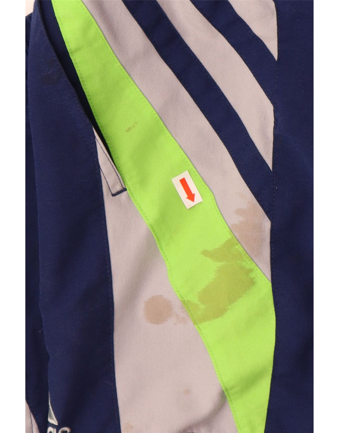ADIDAS Mens Sport Shorts Large  Navy Blue Colourblock Polyester