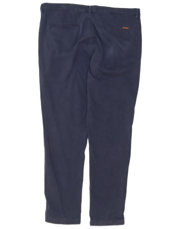 Jack & Jones Mens Marco Slim Fit Chino Trousers W36 L34 Navy Blue