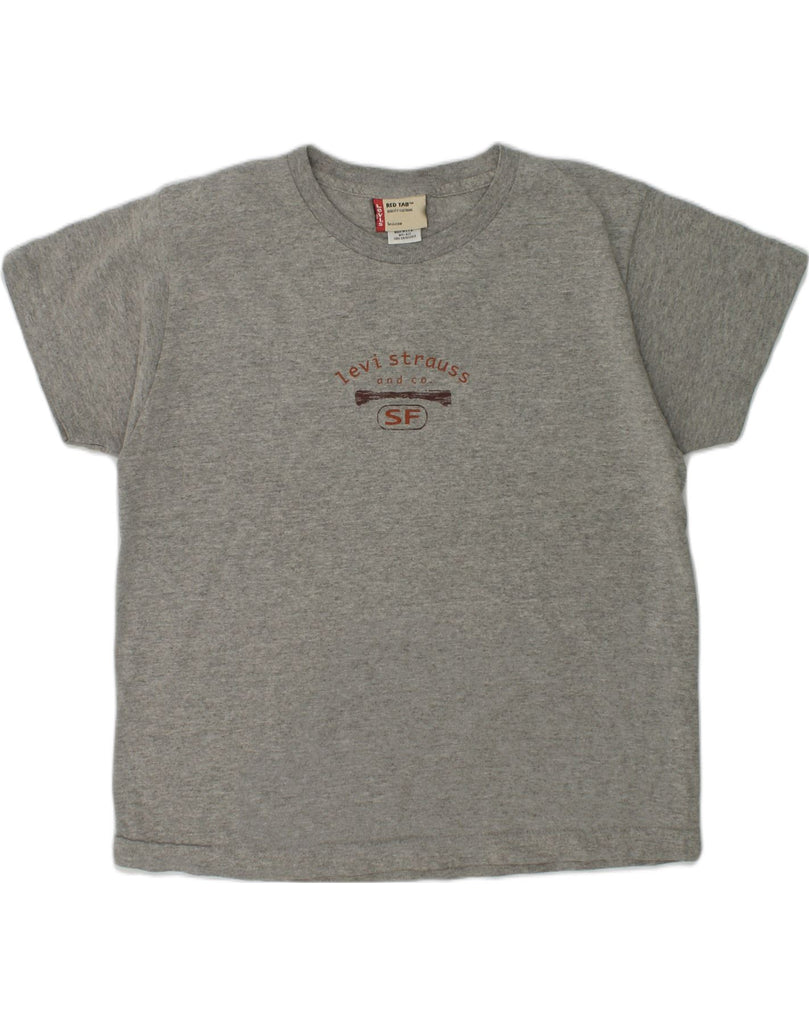 LEVI'S Boys Graphic T-Shirt Top 11-12 Years Medium Grey Cotton | Vintage Levi's | Thrift | Second-Hand Levi's | Used Clothing | Messina Hembry 