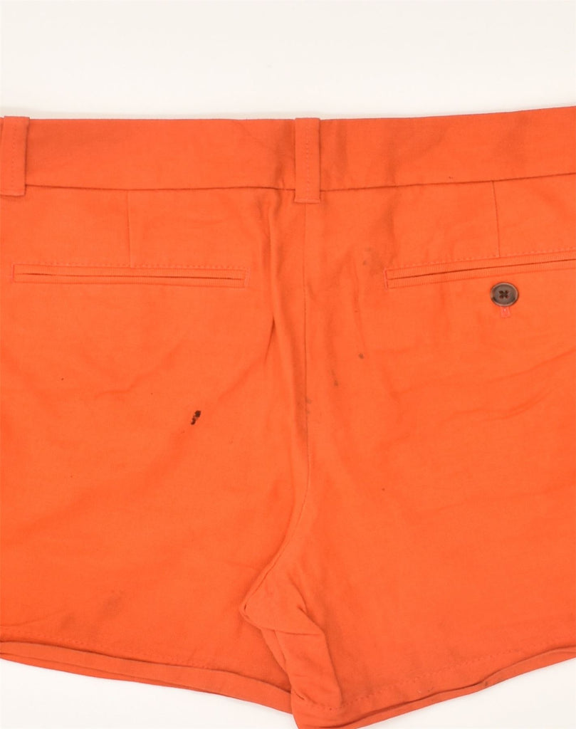 J. CREW Womens Chino Shorts US 6 Medium W32 Orange Cotton | Vintage J. Crew | Thrift | Second-Hand J. Crew | Used Clothing | Messina Hembry 