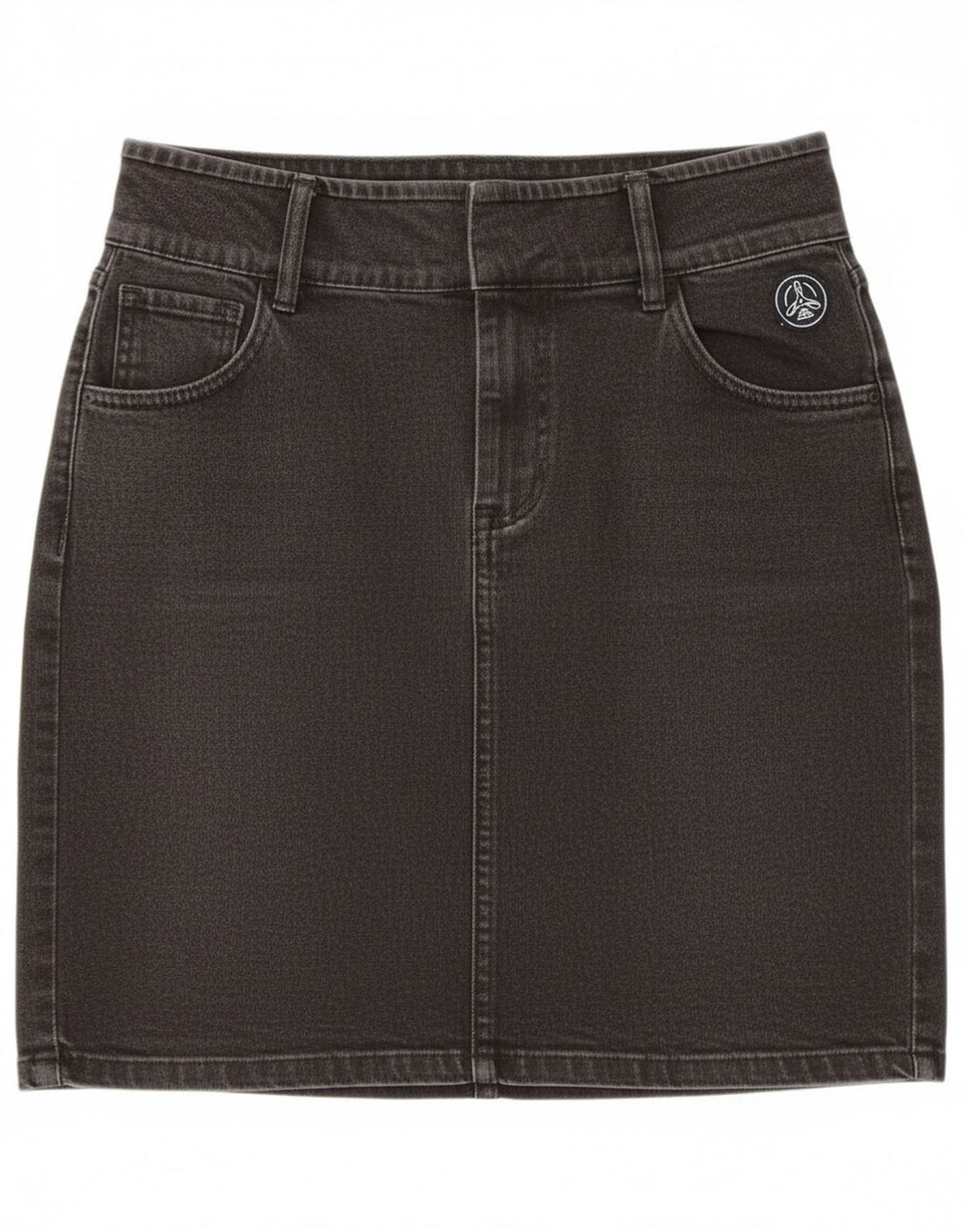Kappa Womens Denim Skirt W26 Small  Black