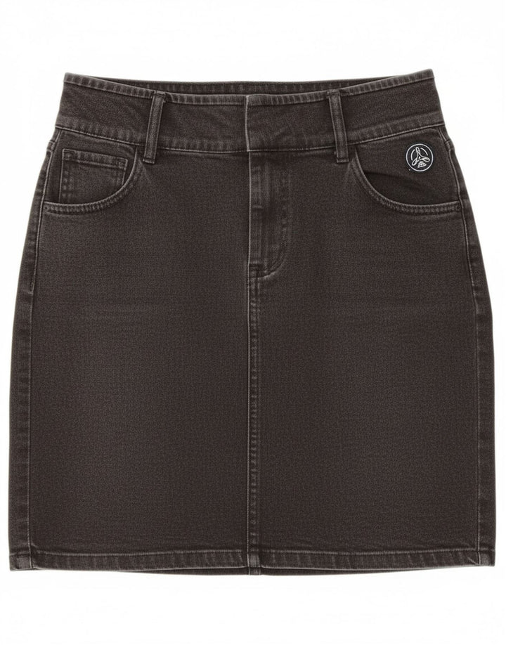 Kappa Womens Denim Skirt W26 Small  Black