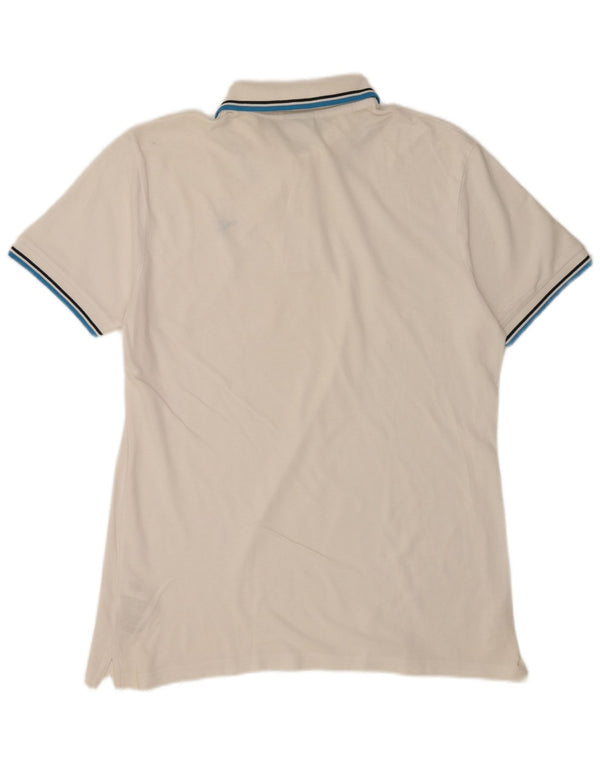 Diadora Mens Polo Shirt XL White Cotton