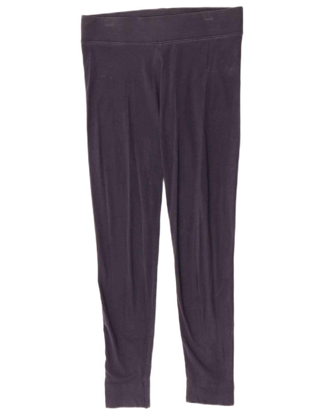 Marks & Spencer Womens Leggings UK 12 Medium  Navy Blue Cotton