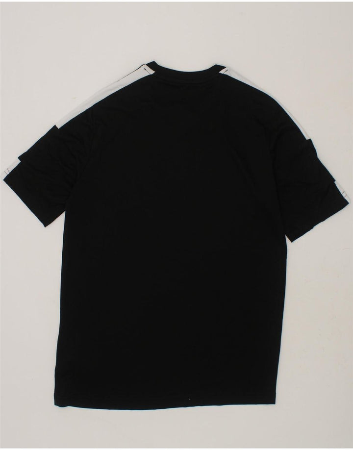 ADIDAS Boys Aeroready T-Shirt Top 11-12 Years Black Polyester Vintage Adidas and Second-Hand Adidas from Messina Hembry 
