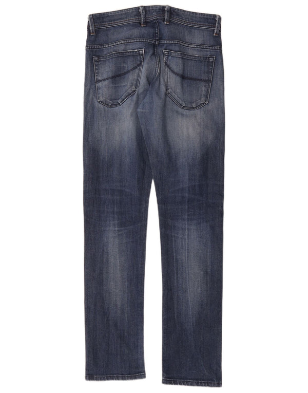 SIVIGLIA Mens Straight Jeans W30 L30 Blue Cotton