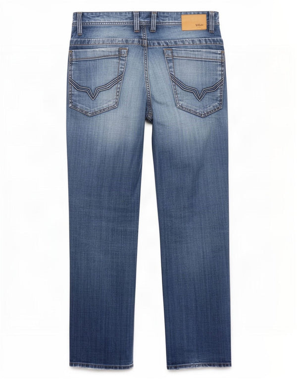 PEPE Jeans Mens Comfort Fit Straight W34 L32 Blue Cotton