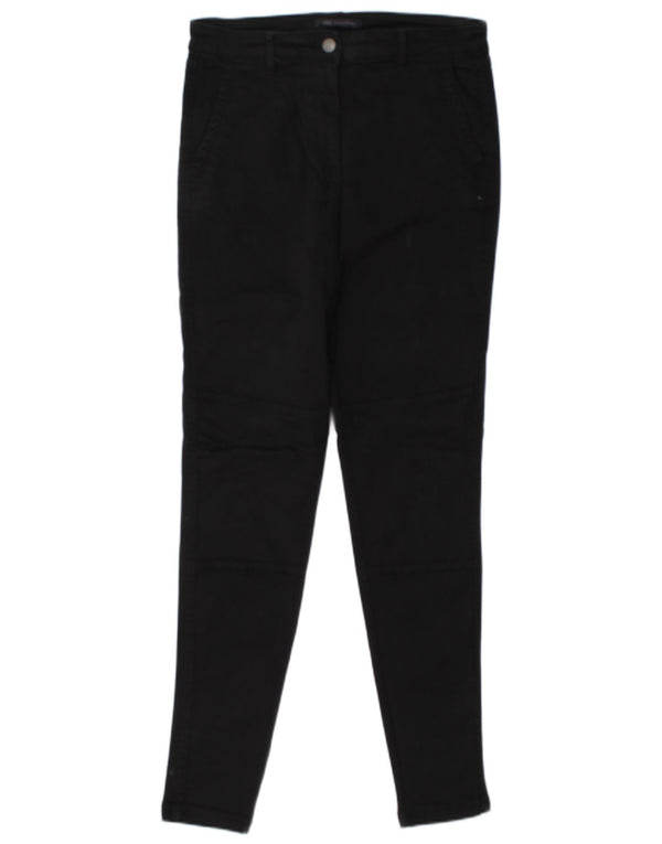 Marks & Spencer Womens Skinny Jeans UK 10 Small W27 L30 Black Cotton