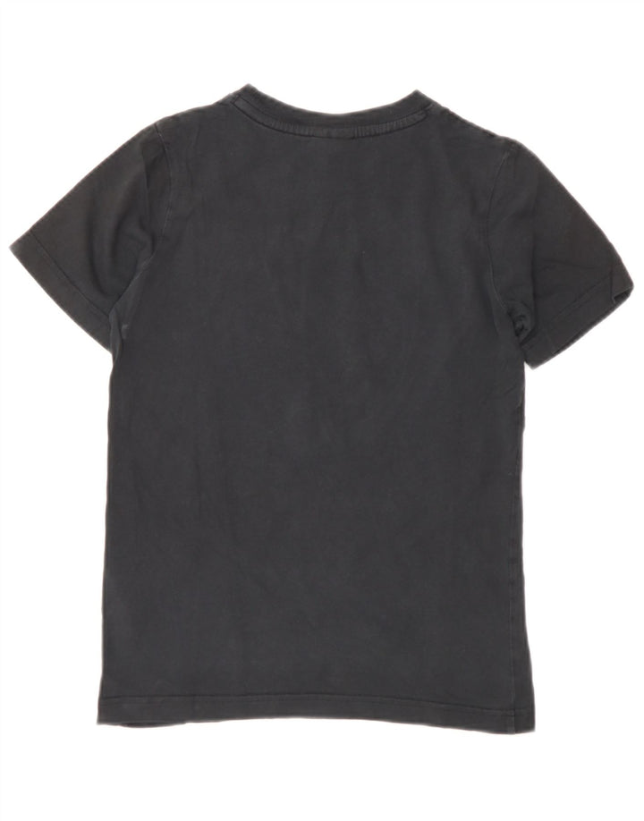 Nike Boys Graphic T-Shirt Top 8-9 Years Small Black Cotton