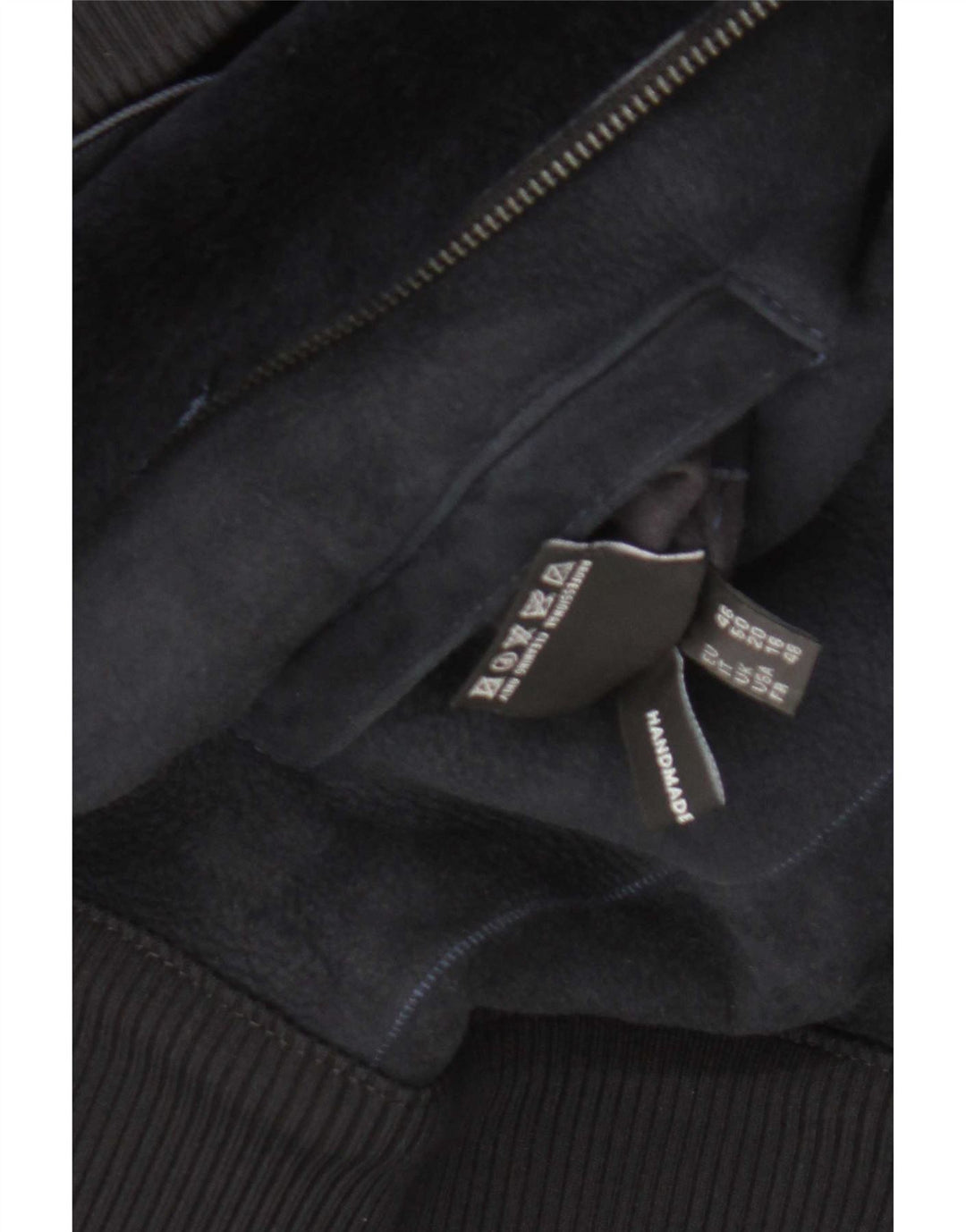 CPL1953 Womens Bomber Shearling Jacket UK 20 2XL  Navy Blue Shearling