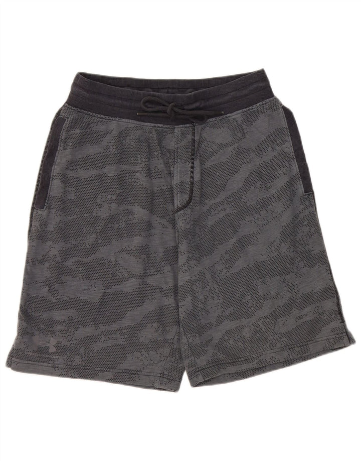 Under Armour Mens Sport Shorts Large  Navy Blue Camouflage