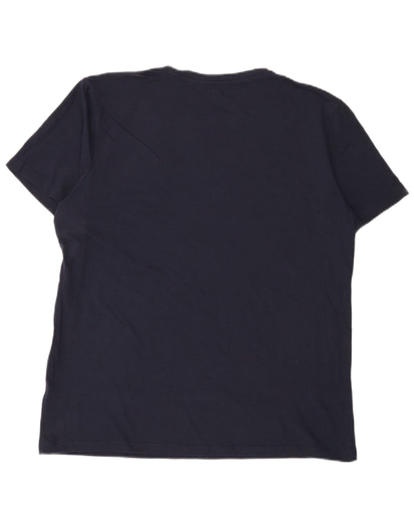 Jack & Jones Mens T-Shirt Top XL Navy Blue