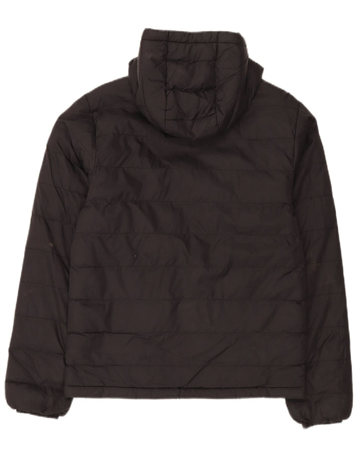 Mountain Warehouse Mens Hooded Padded Jacket UK 34 XS Black Polyamide