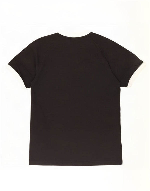 Adidas Mens T-Shirt Top Medium Black Cotton