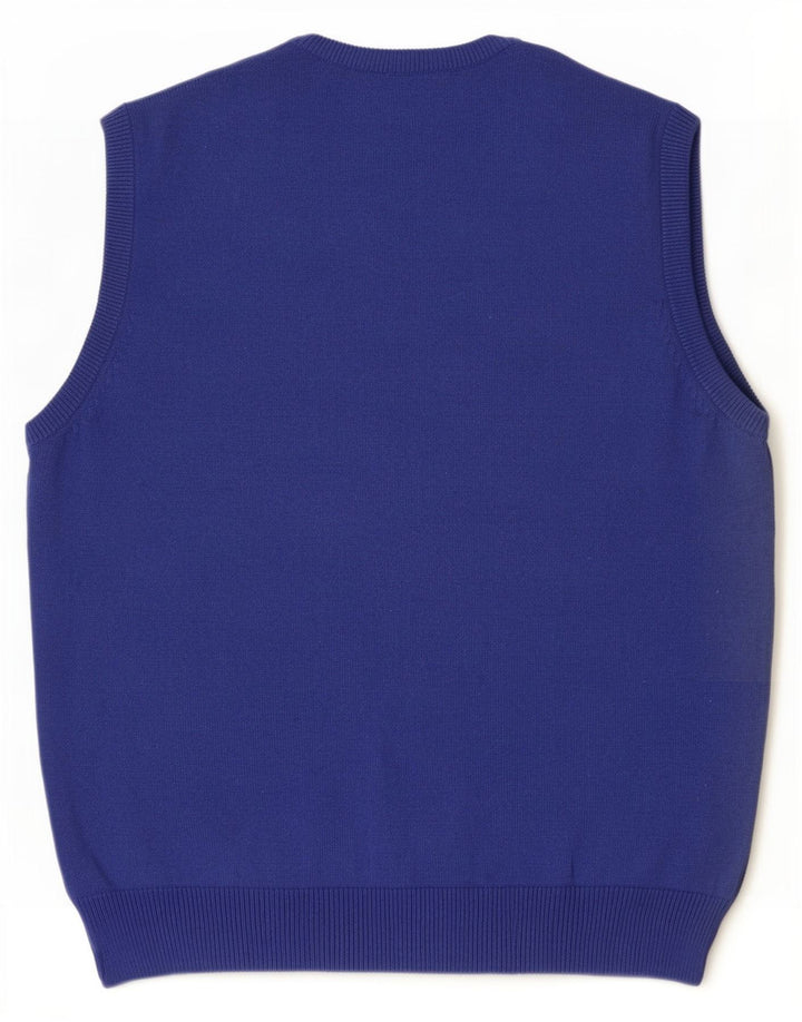Marks & Spencer Mens Blue Harbour Vest Tank Top Large Cotton