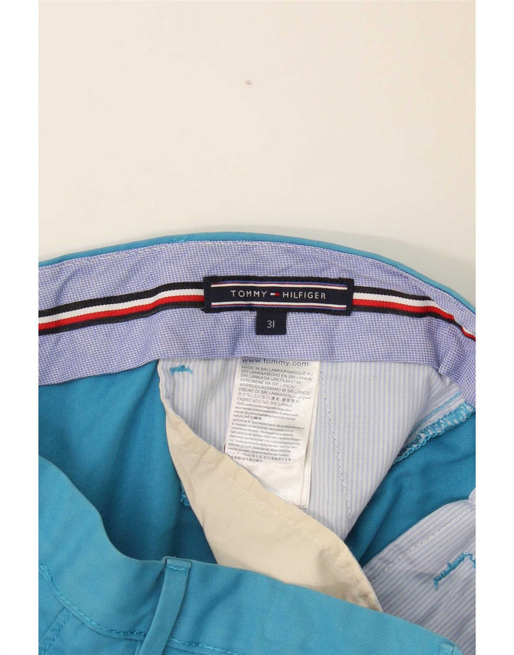 Tommy Hilfiger Mens Chino Shorts W31 Medium  Blue Cotton