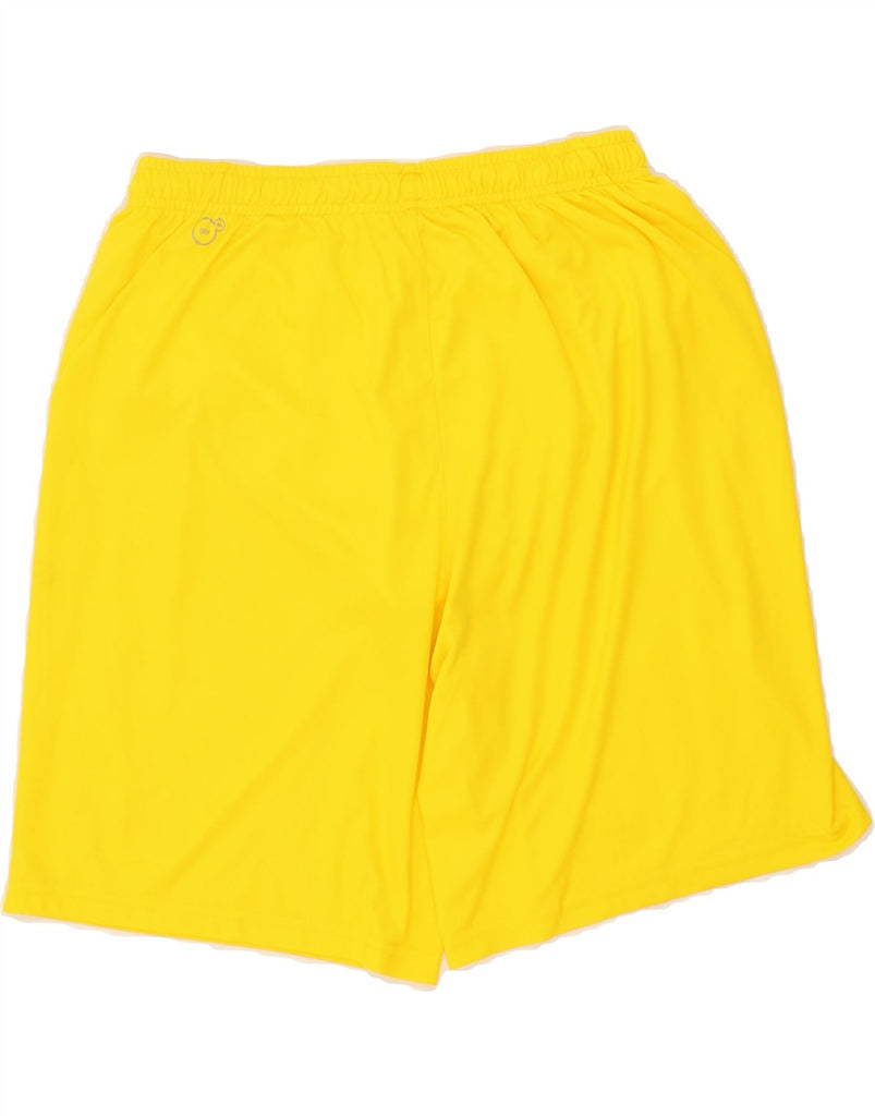 PUMA Mens Sport Shorts Medium  Yellow Polyester Vintage Puma and Second-Hand Puma from Messina Hembry 