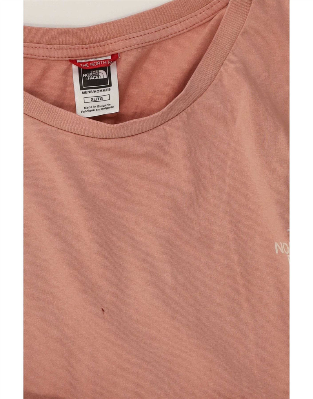 The North Face Mens T-Shirt Top XL Pink
