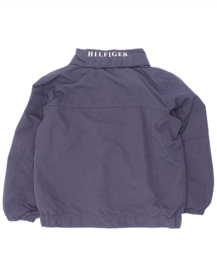 Tommy Hilfiger Boys Graphic Bomber Jacket 3-4 Years Navy Blue Polyester