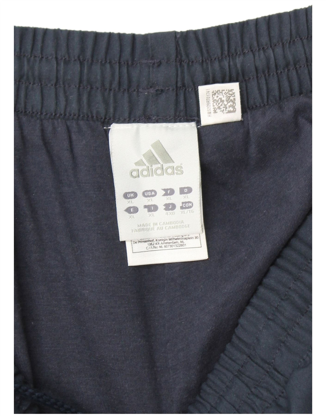 ADIDAS Mens Climalite Tracksuit Trousers XL  Navy Blue Polyester