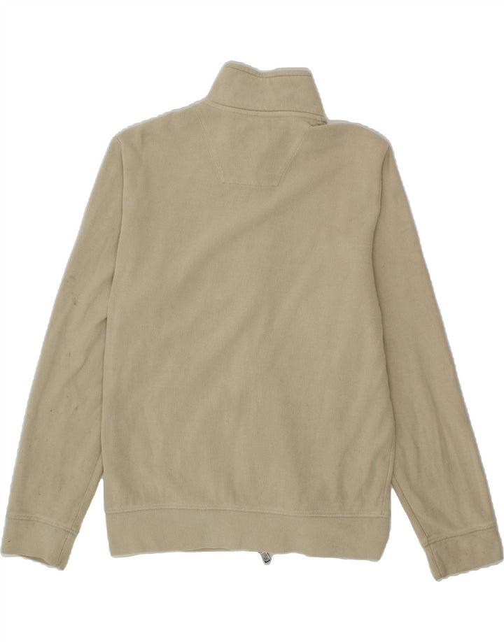 HENRY COTTONS Womens Tracksuit Top Jacket UK 16 Large Beige Cotton Vintage Henry Cottons and Second-Hand Henry Cottons from Messina Hembry 