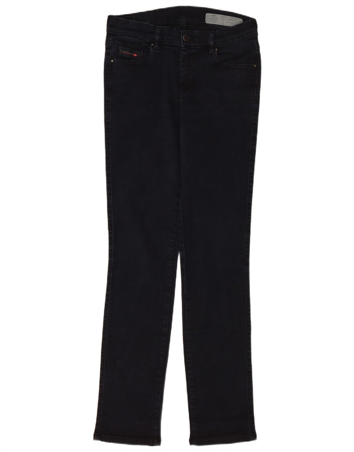Diesel Womens Sandy Regular Slim Straight Jeans W28 L32 Navy Blue Cotton
