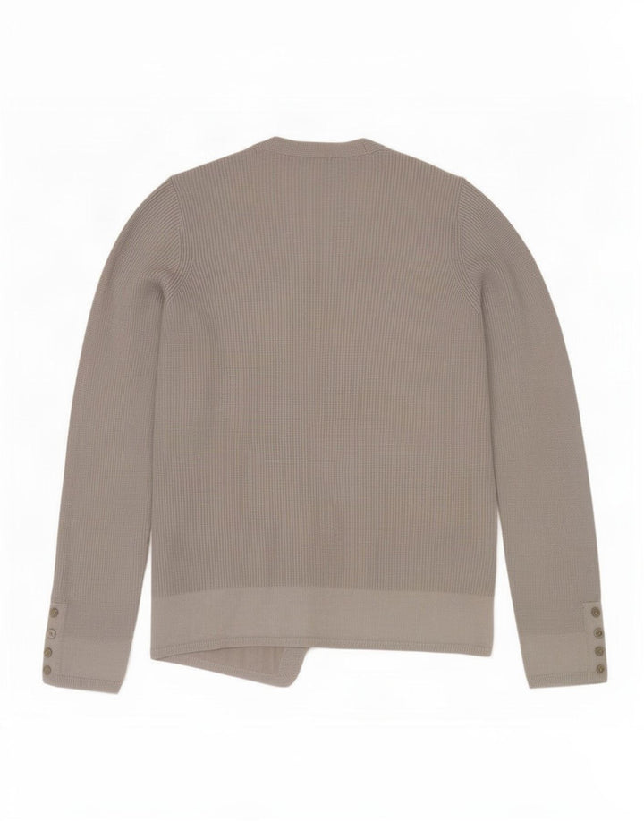 Marks & Spencer Womens Per Una Open Cardigan Sweater UK 8 Small Grey