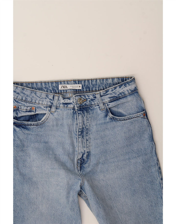 ZARA Womens High Rise Tapered Jeans EU 40 Medium W28 L28 Blue Vintage Zara and Second-Hand Zara from Messina Hembry 
