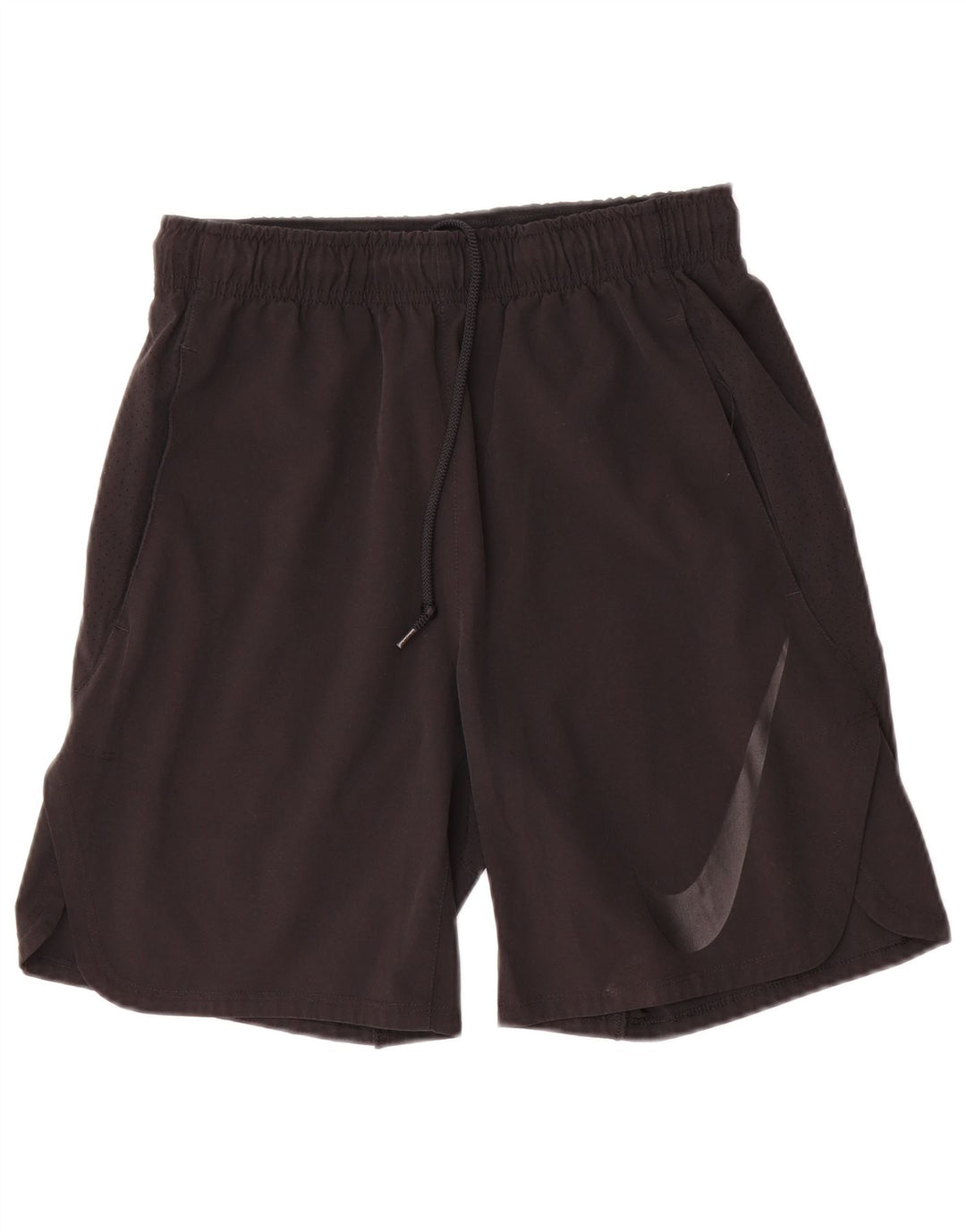 Nike Mens Dri Fit Graphic Sport Shorts Small Black Polyester