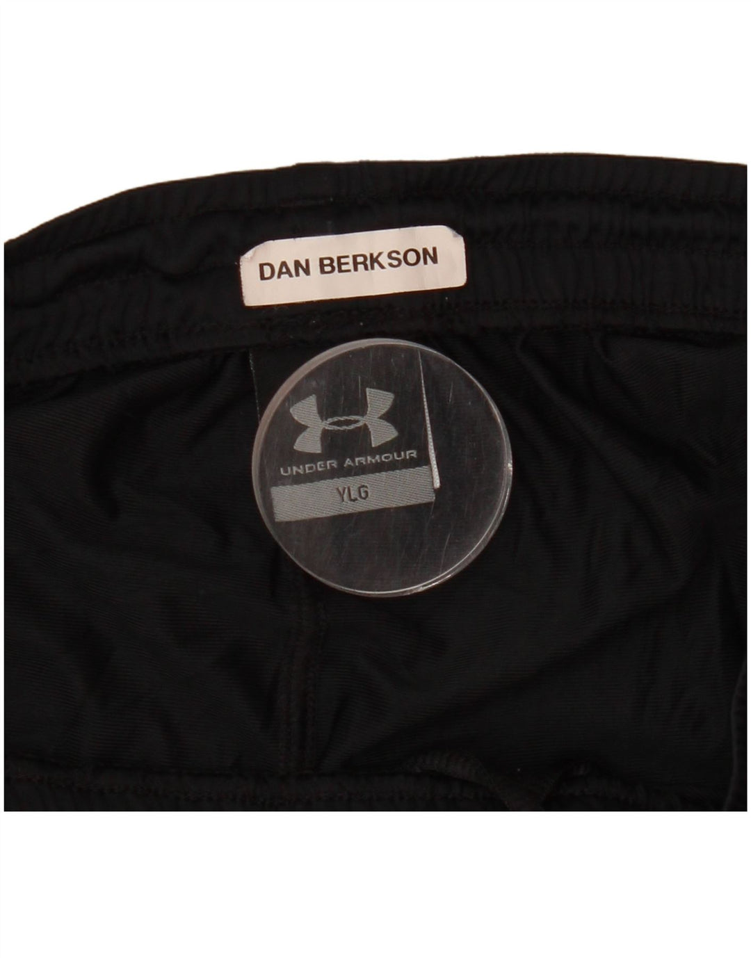 UNDER ARMOUR Boys Sport Shorts 11-12 Years Large  Black Polyester