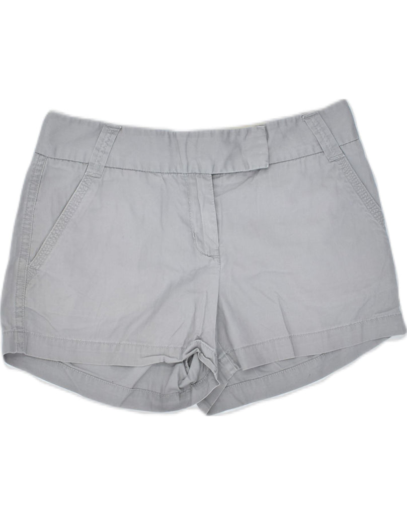 J. CREW Womens Hot Pants US 4 Small W30 Grey Cotton | Vintage | Thrift | Second-Hand | Used Clothing | Messina Hembry 