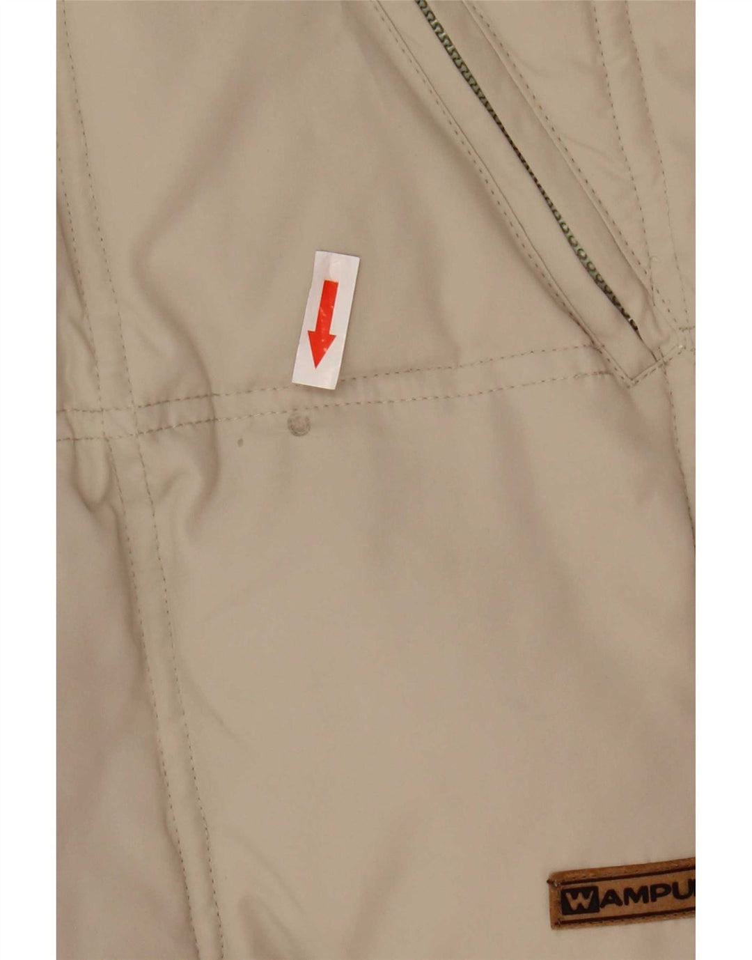 Wampum Mens Padded Jacket UK 44 2XL Beige Polyester