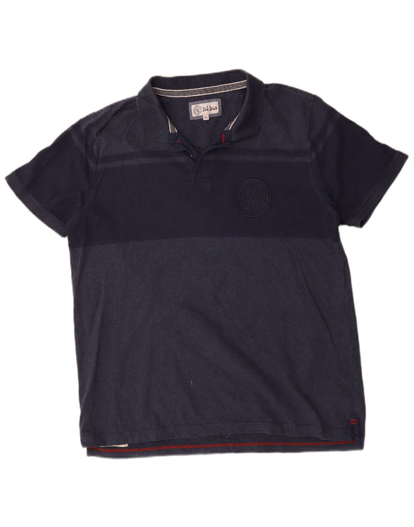 Fat Face Mens Polo Shirt XL Navy Blue Cotton