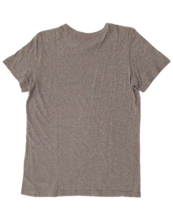 Puma Boys Graphic T-Shirt Top 15-16 Years Grey Flecked Cotton