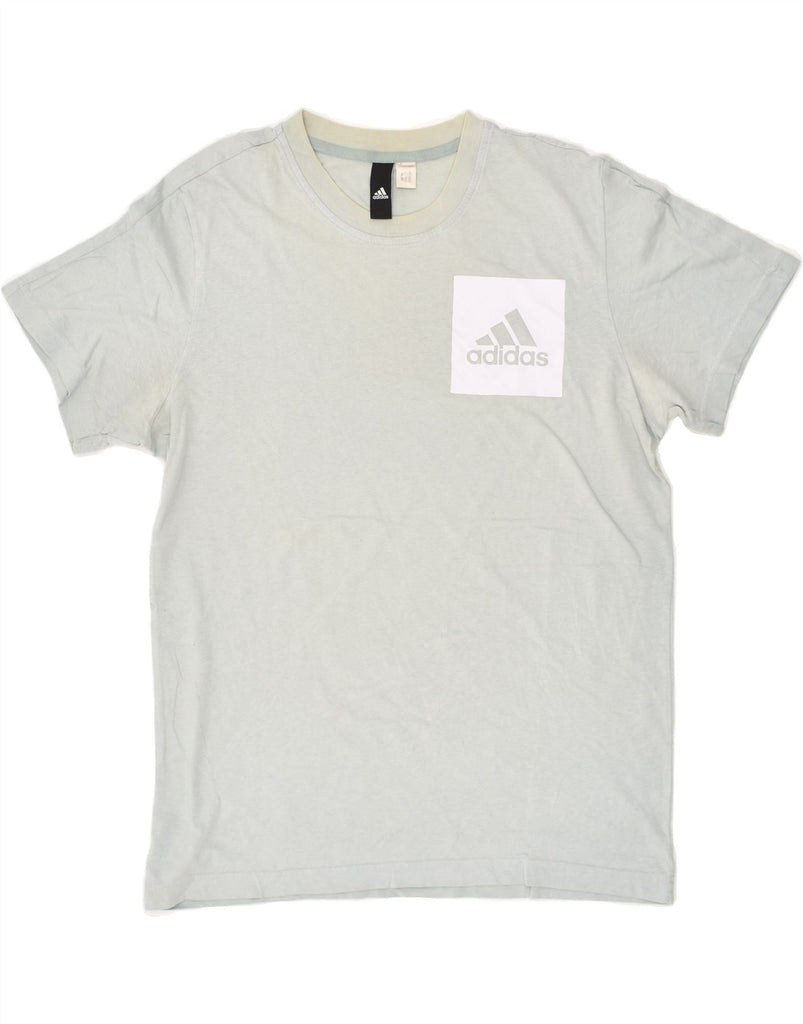 ADIDAS Mens Graphic T-Shirt Top Medium Blue | Vintage Adidas | Thrift | Second-Hand Adidas | Used Clothing | Messina Hembry 