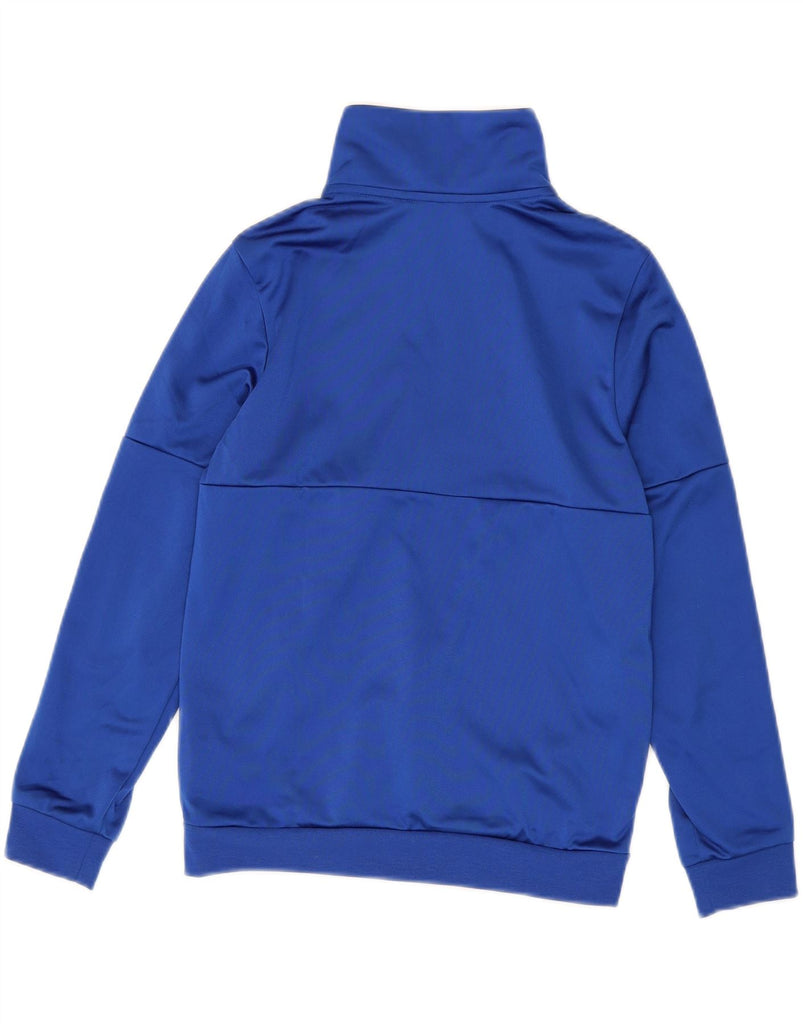 ADIDAS Boys Tracksuit Top Jacket 11-12 Years Blue Polyester Vintage Adidas and Second-Hand Adidas from Messina Hembry 