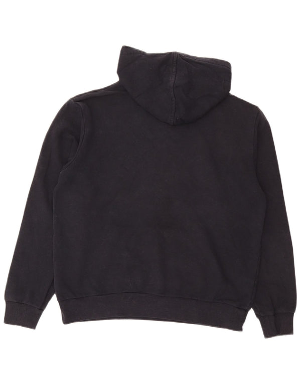 Marks & Spencer Womens Oversized Hoodie Jumper UK 10 Small Navy Blue Cotton