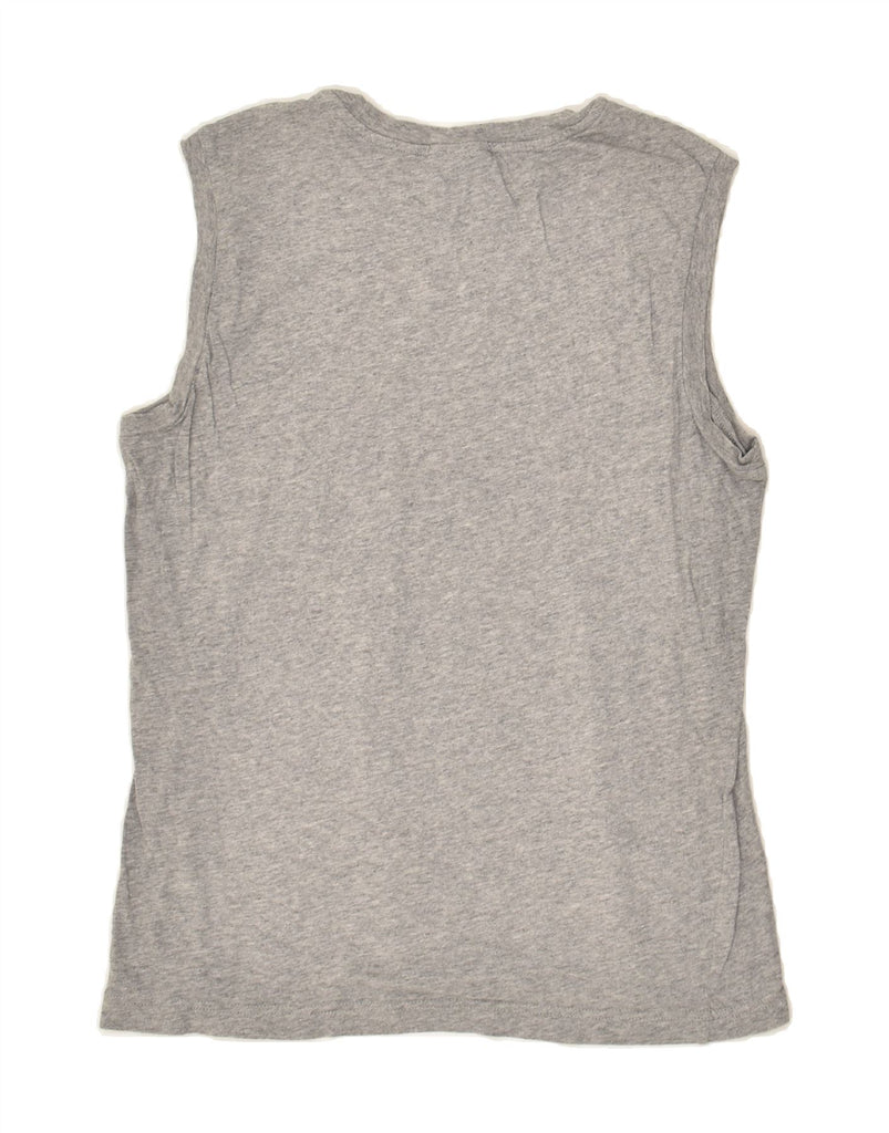 CHAMPION Mens Graphic Vest Top Small Grey | Vintage Champion | Thrift | Second-Hand Champion | Used Clothing | Messina Hembry 