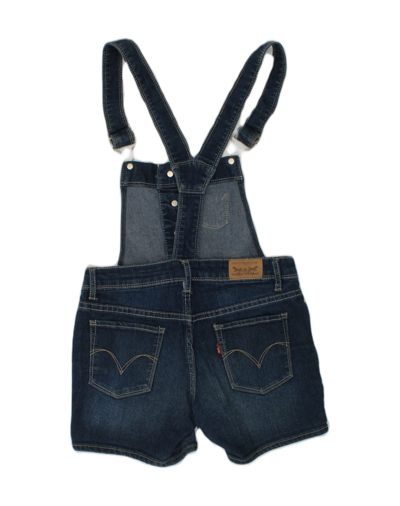 LEVI'S Girls Dungarees Denim Shorts 6-7 Years W26 Blue Cotton | Vintage Levi's | Thrift | Second-Hand Levi's | Used Clothing | Messina Hembry 