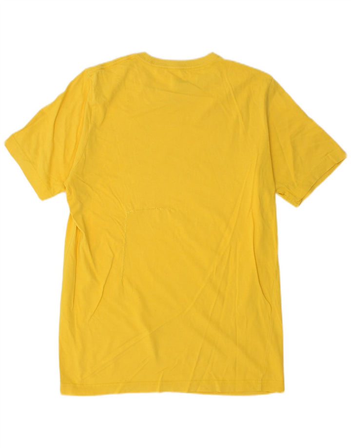 PUMA Mens Graphic T-Shirt Top Small Yellow
