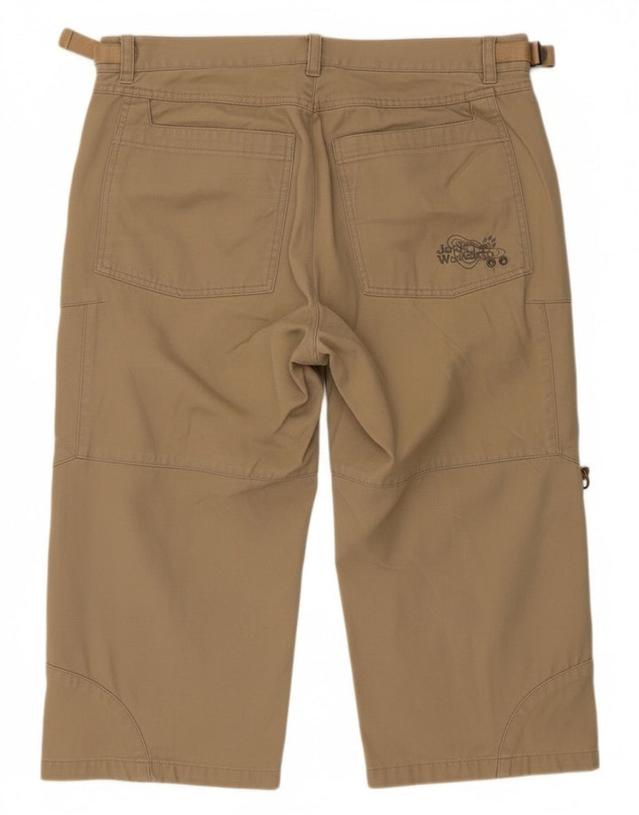 Jack Wolfskin Mens Cargo Bermuda Shorts W33 Large Beige Cotton