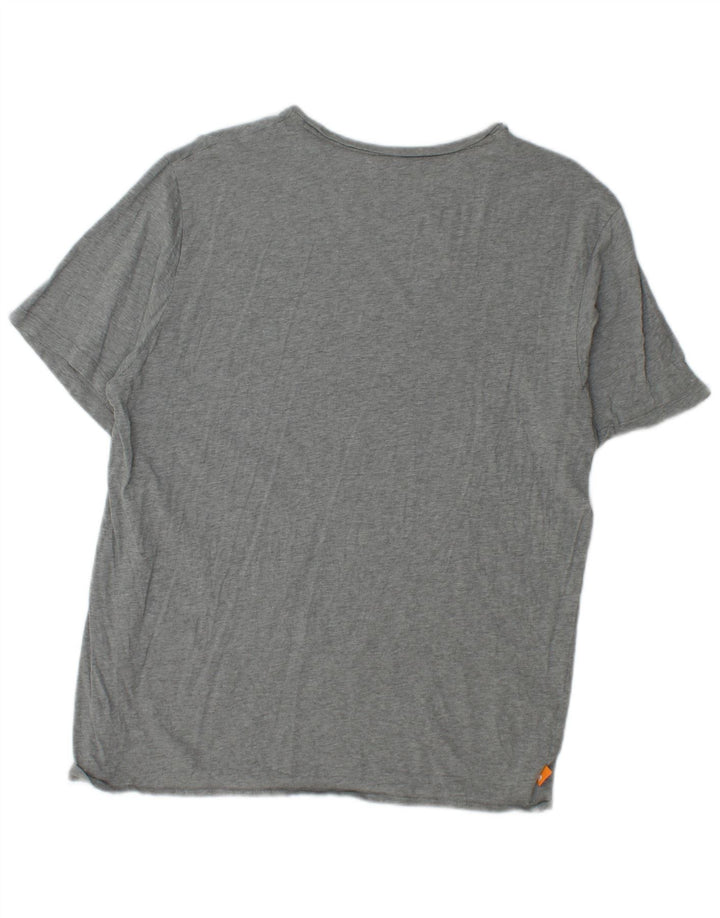 Timberland Mens Regular Fit Graphic T-Shirt Top XL Grey
