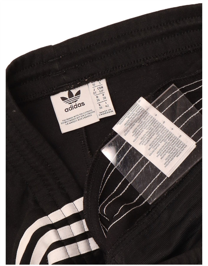Adidas Womens Tracksuit Trousers UK 10 Small Black Polyester