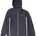 Champion Mens Hooded Rain Jacket UK 44 2XL Navy Blue