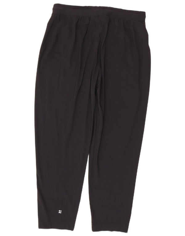Sweaty Betty Womens Tracksuit Trousers UK 16 Large  Black Polyester