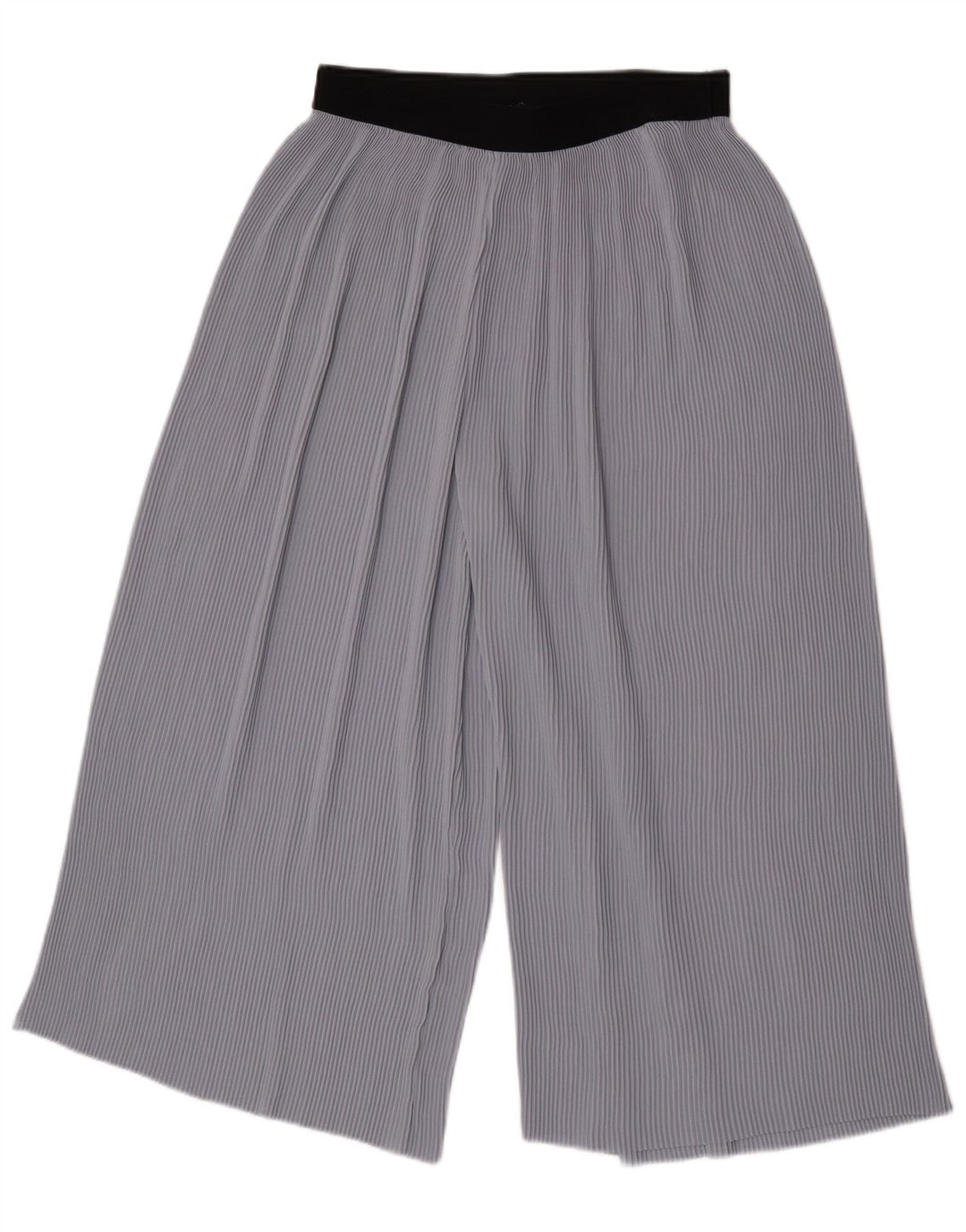 Zara Womens Cullotes Capri Trousers Medium W28 L21 Blue Colourblock