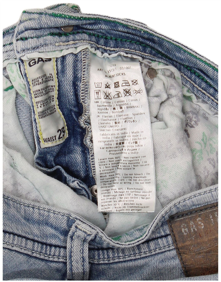Gas Womens Tapered Jeans W29 L24 Blue Cotton