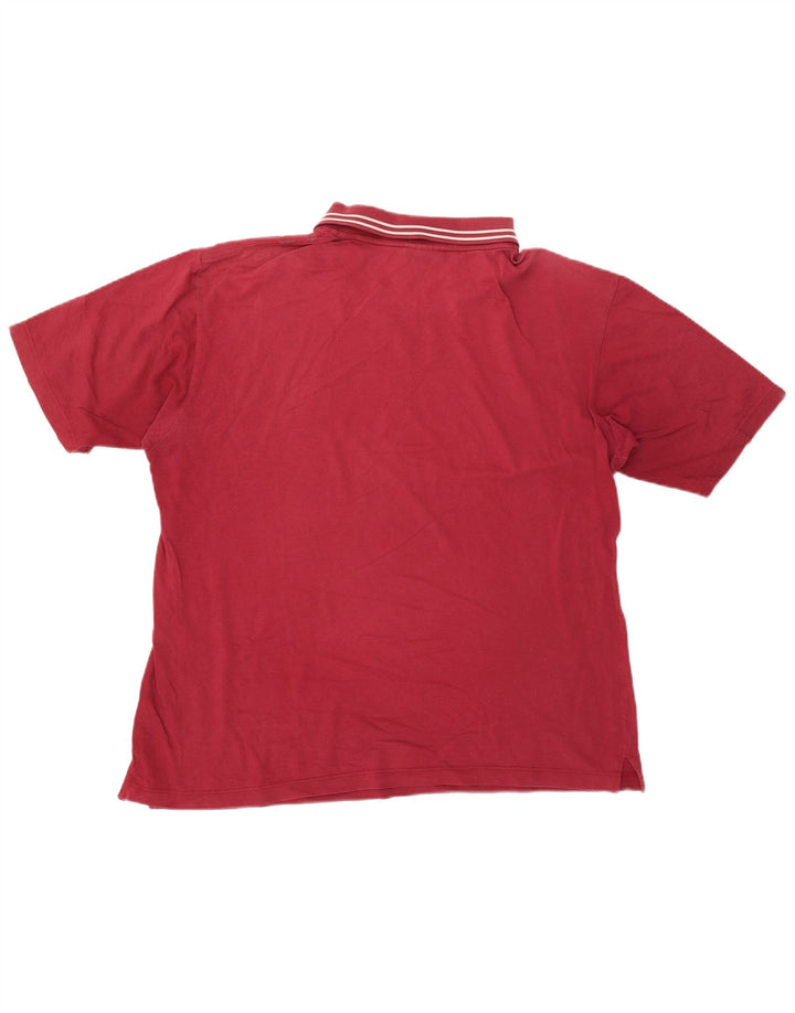Sergio Tacchini Mens Polo Shirt XL Burgundy