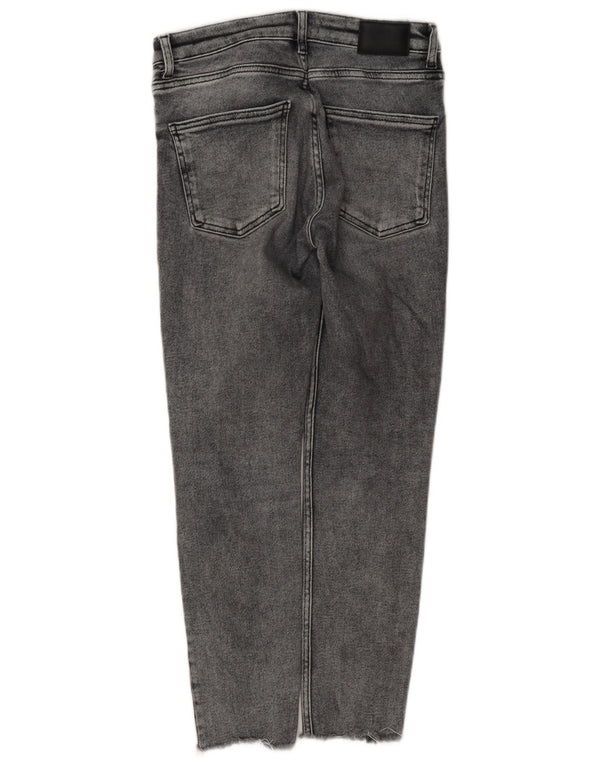 Zara Womens Slim Jeans EU 36 XS W26 L26 Grey Cotton